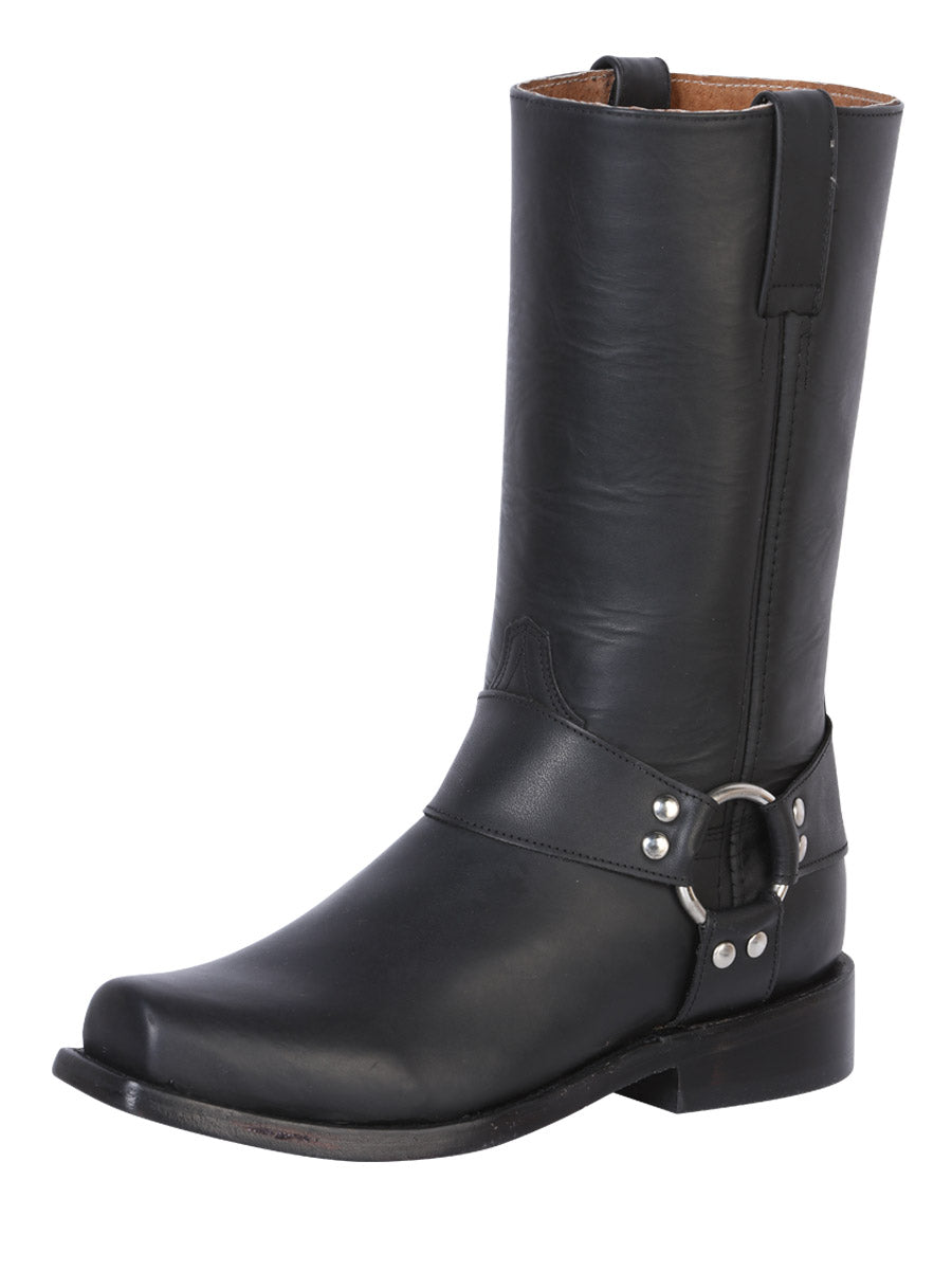 BOTA TROMPA DE PUERCO RODEO BRAVO 20506 PIEL WAXY Black