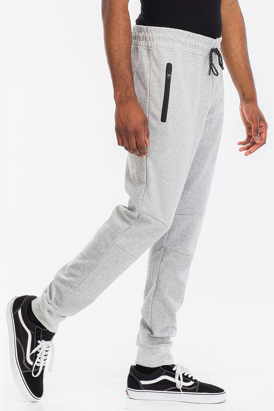 Weiv Mens Solid Heathered Jogger