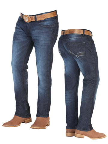 PANTALON  EL NORTENO 99086 DENIM DARK BLUE