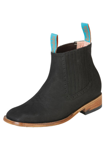 BOTIN  LA BARCA 235 NOBUCK Black