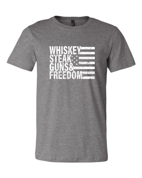 Whiskey Steak Guns & Freedom Tee