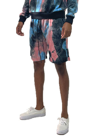 Weiv Mens Tye Dye Sweat Shorts