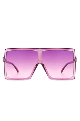 Oversize Square Tinted Women Fashion Sunglasses