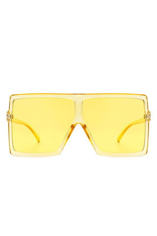 Oversize Square Tinted Women Fashion Sunglasses