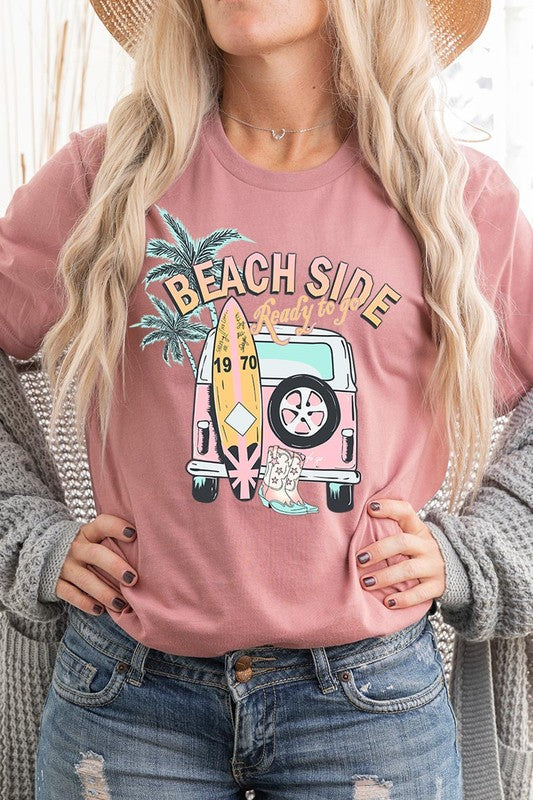 Beach Side Ready To Go Graphic T Shirts