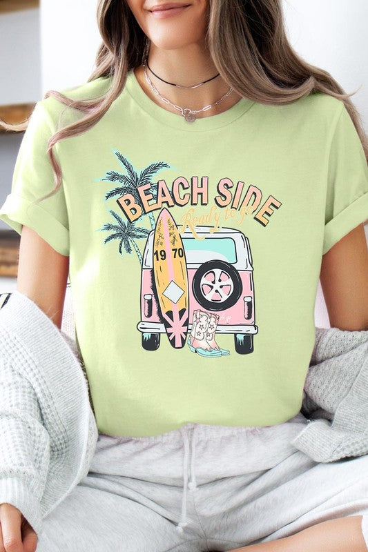 Beach Side Ready To Go Graphic T Shirts