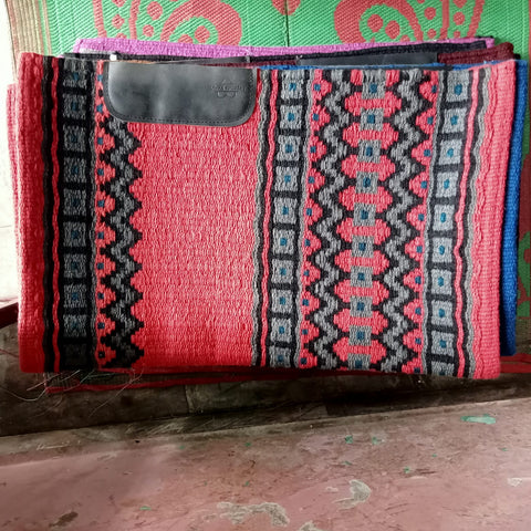 Red Aztec Saddle Pad