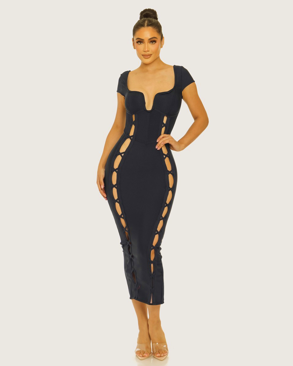 Bandage Midi Dress