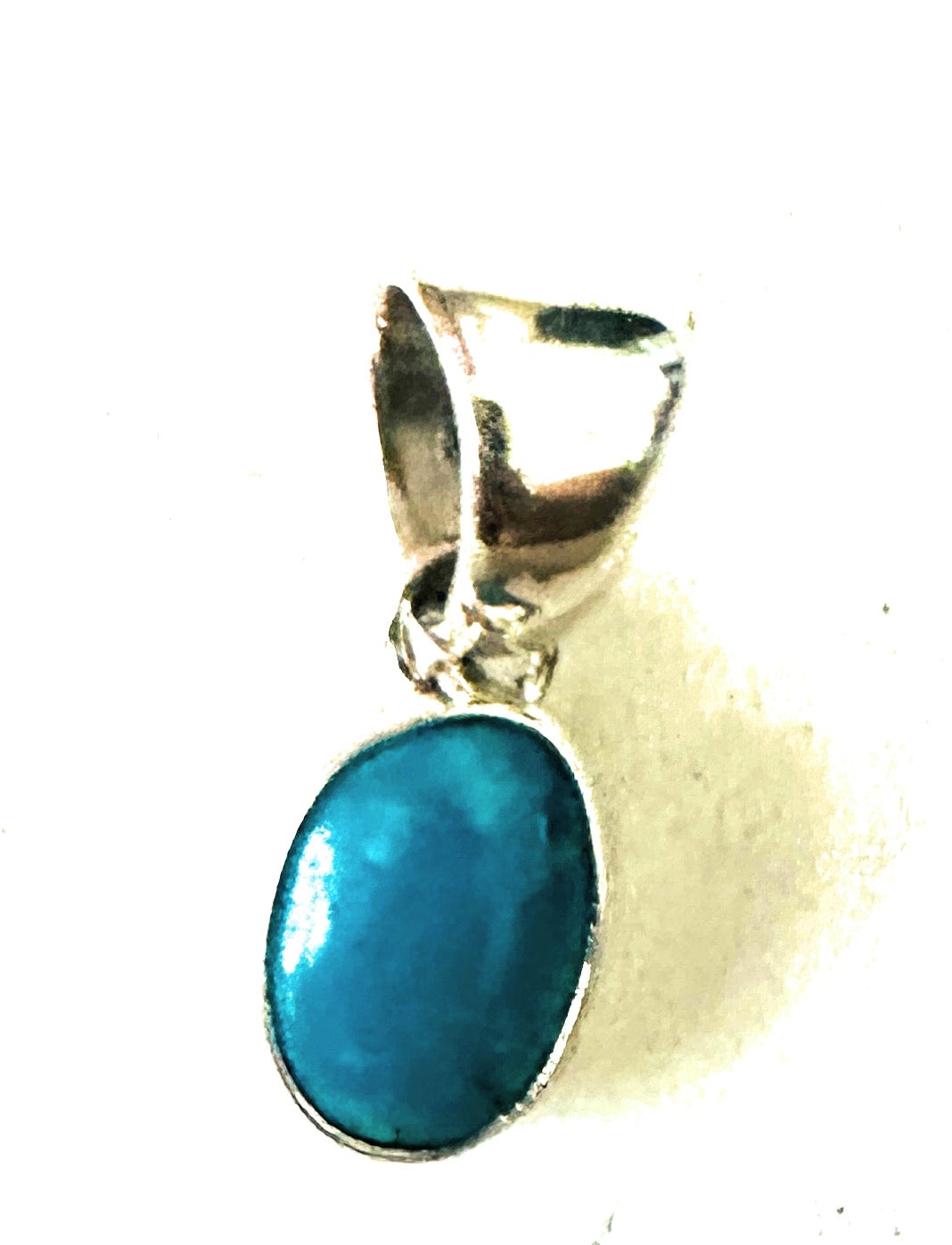 Navajo Turquoise & Sterling Silver Pendant