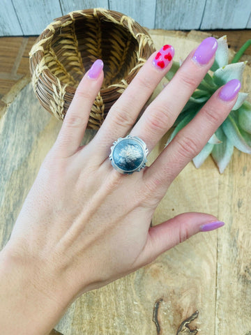 Navajo Sterling Silver Liberty Dime Ring