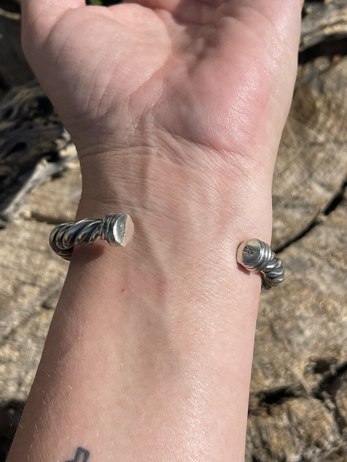 Navajo Pink Dream Mojave Sterling Silver Custom Cuff