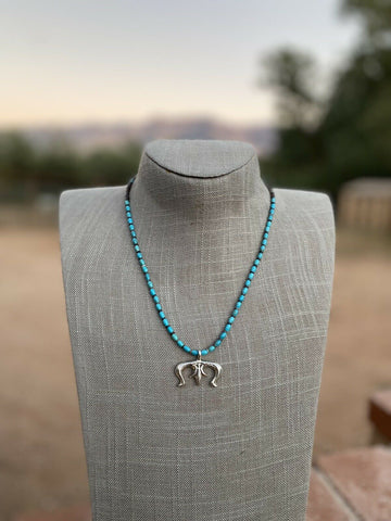 Navajo Sterling Silver Mini Naja Pendant