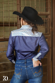 DENIM & DISCO PERFORMANCE RODEO SHIRT (ADULT)