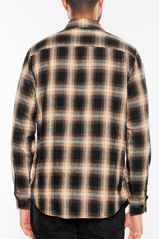 FULL PLAID CHECKERED FLANNEL LONG SLEEVE