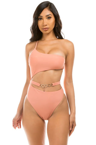 CHIC BELT ONE-PIECE