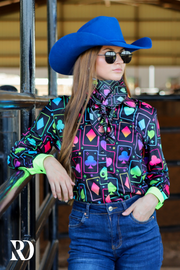 HIGH ROLLER PERFORMANCE RODEO SHIRT (ADULT)