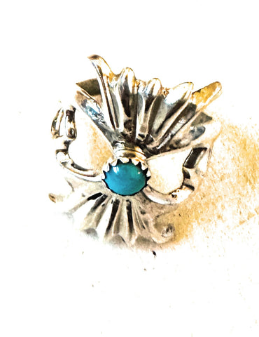 Navajo Turquoise & Sterling Silver Ring