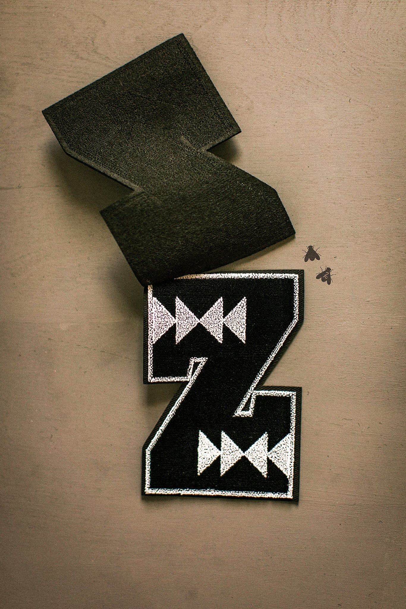 2 FLY DIY PATCH LETTERS *large