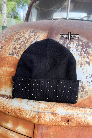 BLACK- Shine Bright Beanie