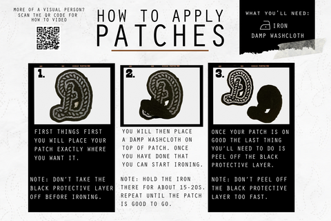 2 FLY DIY PATCH *saddle