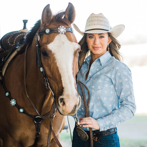 Dark Oil Basketweave Turquoise and Clear Browband Tack Set