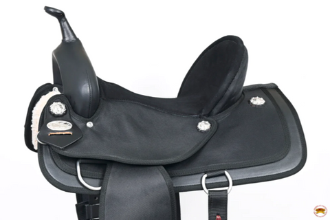 HILASON Western Horse Ranch Roping Saddle American Leather