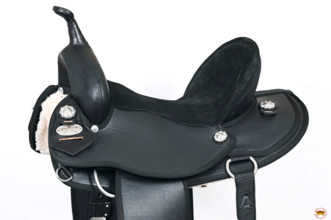 HILASON Western Horse Ranch Roping Saddle American Leather