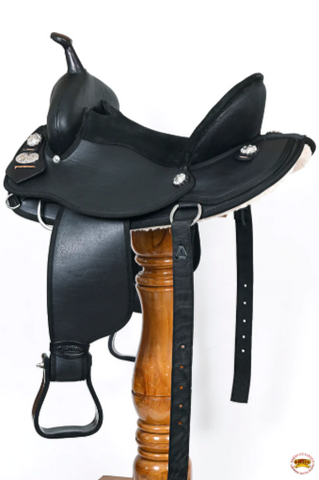 HILASON Western Horse Ranch Roping Saddle American Leather