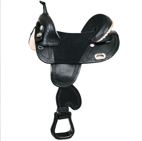 HILASON Western Horse Saddle Treeless Trail Racing Genuine American Leather