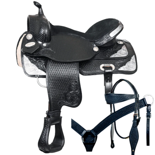 HILASON Treeless Trail Barrel Saddle