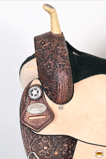 HILASON Treeless Trail Barrel Saddle