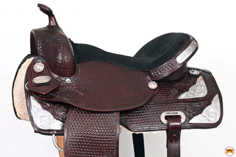 HILASON Treeless Trail Barrel Saddle