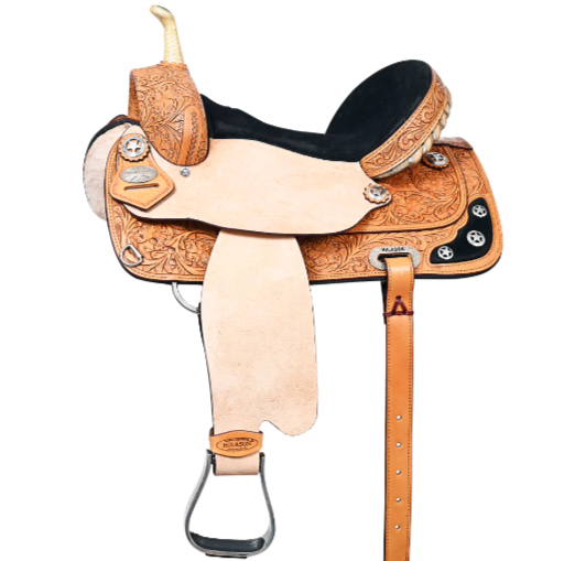 HILASON Treeless Barrel Saddle