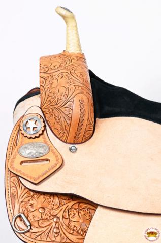 HILASON Treeless Barrel Saddle