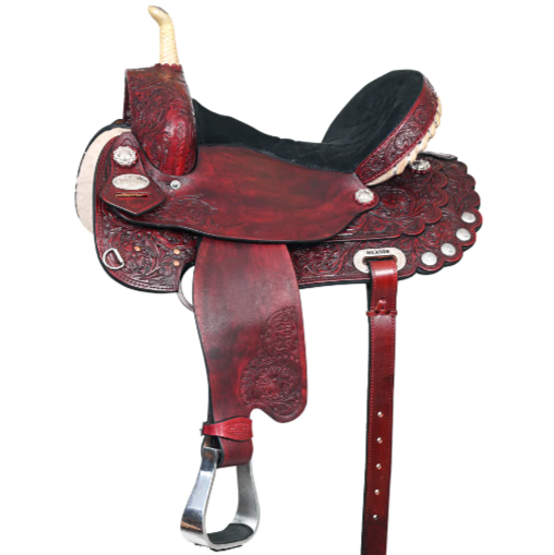 HILASON Treeless Barrel Saddle