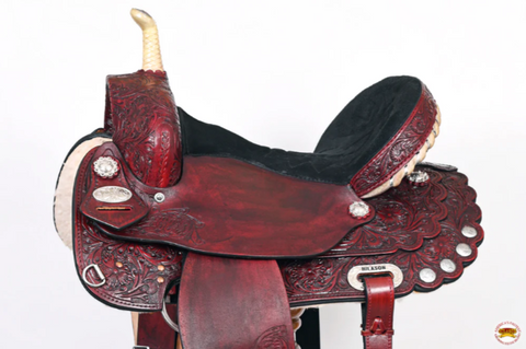 HILASON Treeless Barrel Saddle