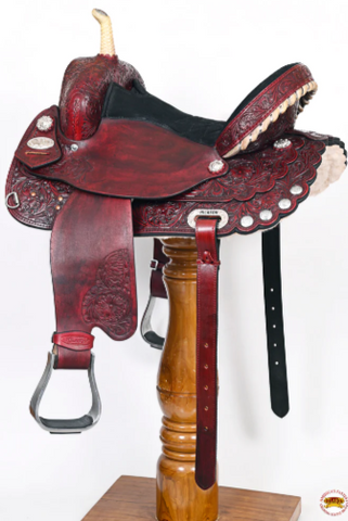 HILASON Treeless Barrel Saddle