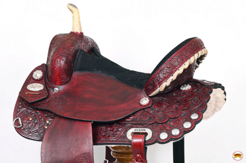 HILASON Treeless Barrel Saddle