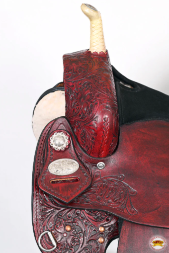 HILASON Treeless Barrel Saddle