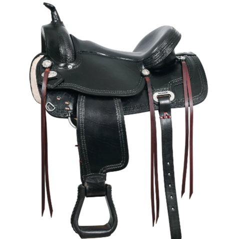 HILASON Western Horse Saddle American Leather Treeless Trail Pleasure