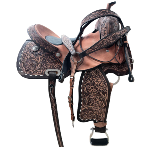 Western Horse Saddle Leather Barrel Trail Pleasure Tack Set Comfytack by Hilason