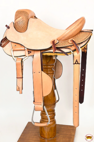 Horse Bronc Saddle Hilason Classic Series Rodeo American Leather