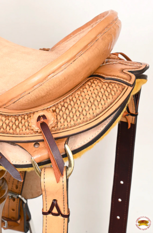 Horse Bronc Saddle Hilason Classic Series Rodeo American Leather