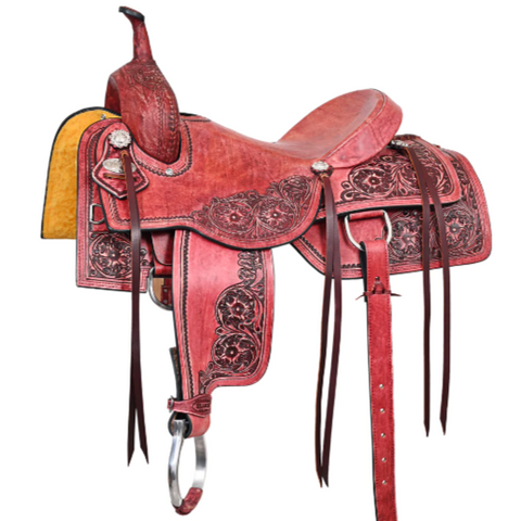 HILASON Western Horse Trail Show Saddle Synthetic Pleasure Riding