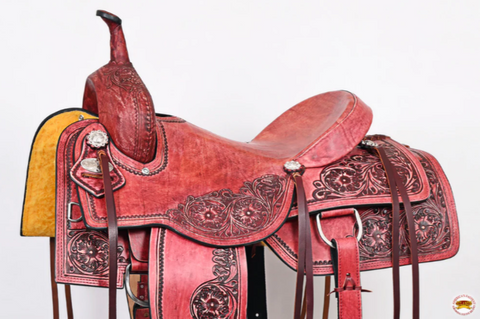 HILASON Western Horse Trail Show Saddle Synthetic Pleasure Riding