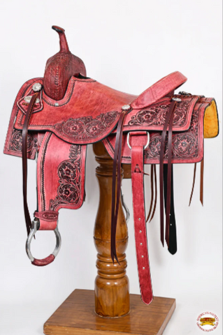 HILASON Western Horse Trail Show Saddle Synthetic Pleasure Riding