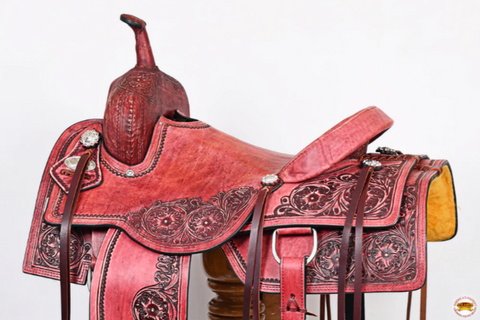 HILASON Western Horse Trail Show Saddle Synthetic Pleasure Riding