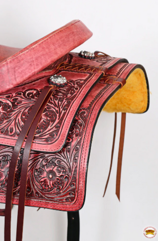 HILASON Western Horse Trail Show Saddle Synthetic Pleasure Riding