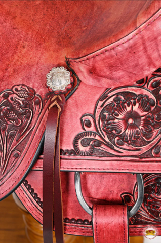 HILASON Western Horse Trail Show Saddle Synthetic Pleasure Riding