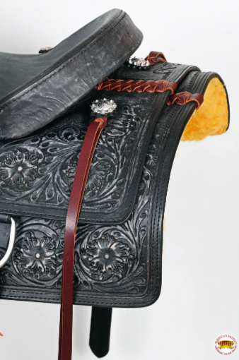 HILASON Western Horse Trail Show Saddle Synthetic Pleasure Riding